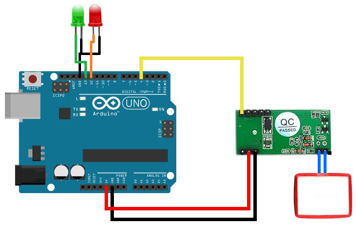 Дубликатор домофонных ключей на arduino uno схема