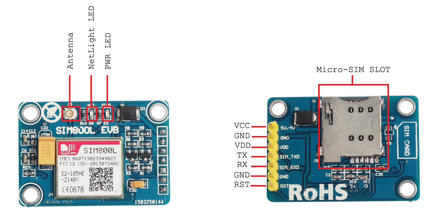 Sim800l evb схема