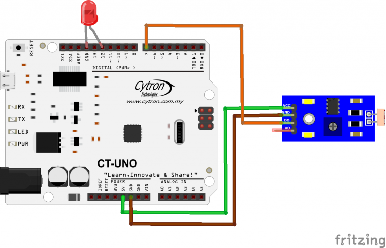 Light Sensor (Photoresistor) With Arduino in Tinkercad Arduino light sensor, Ard